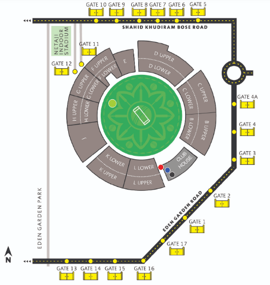 Eden Gardens Stadium, Kolkata